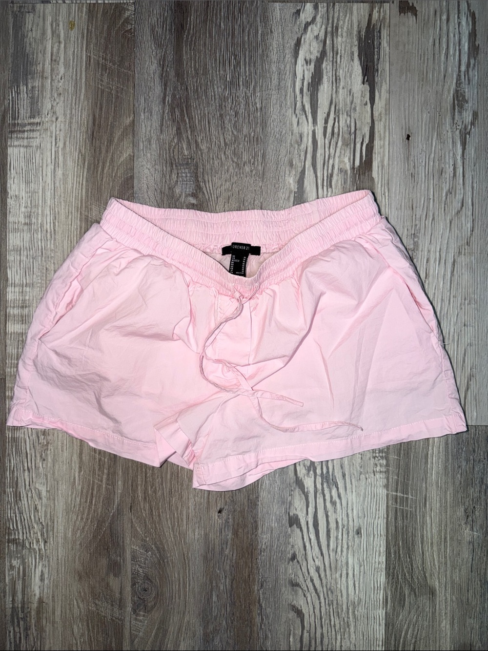 Forever 21 Light Pink Drawstring Athletic Shorts - Picture 1 of 5